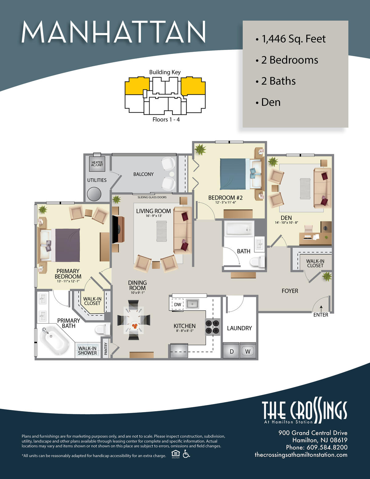 The Crossings at Hamilton Station Apartment Floor Plan Manhattan