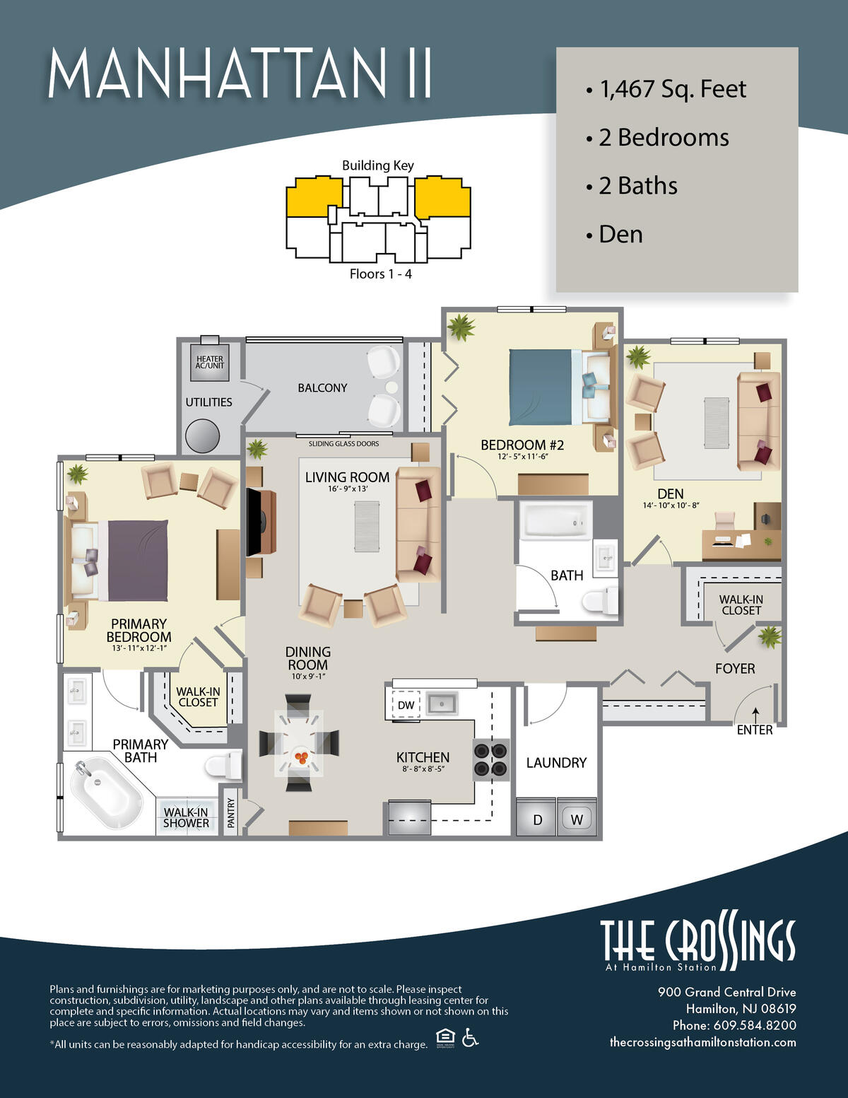 The Crossings at Hamilton Station Apartment Floor Plan Manhattan II