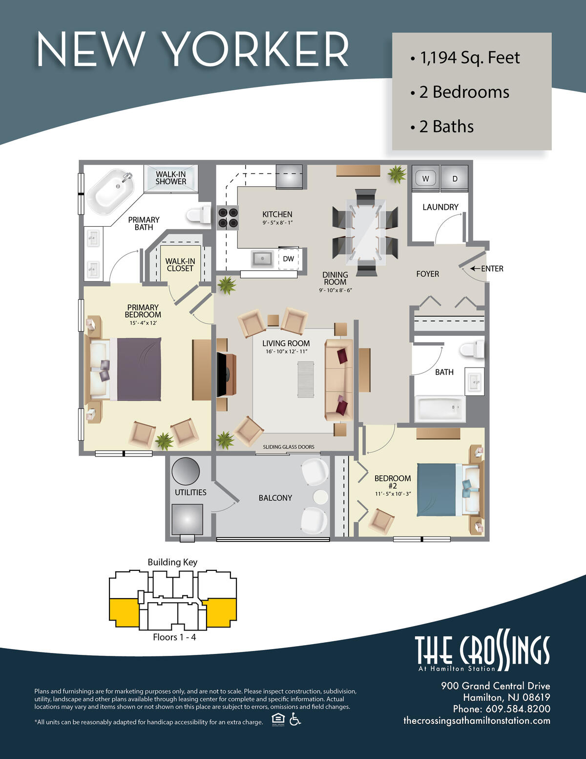 The Crossings at Hamilton Station Apartment Floor Plan New Yorker