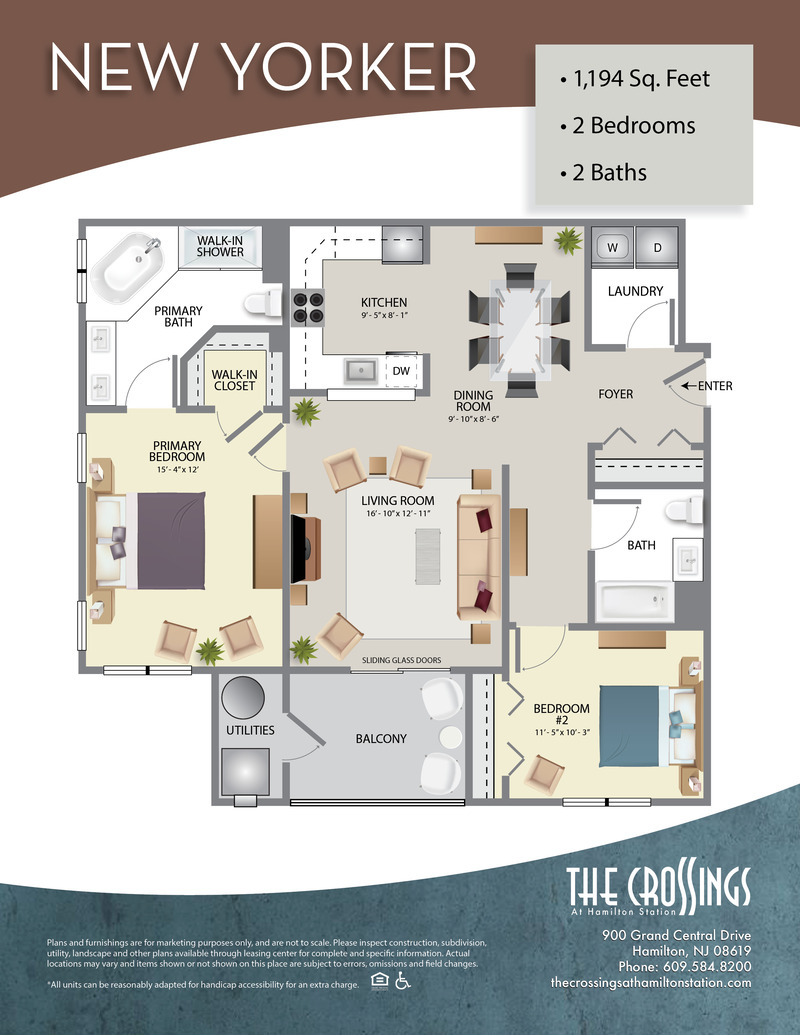 The Crossings at Hamilton Station Apartment Floor Plan The New Yorker