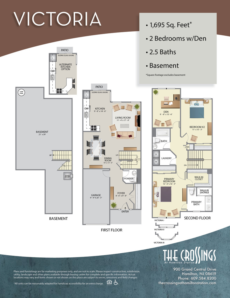The Crossings at Hamilton Station Apartment Floor Plan The Victoria